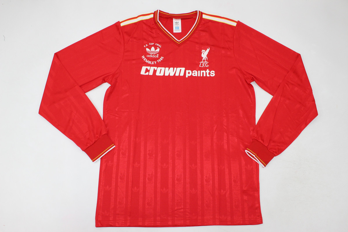 AAA Quality Liverpool 85/86 Home Double Winners Long Jersey